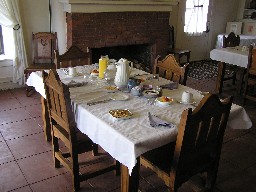 The dining room at the Casa De Gailvan
